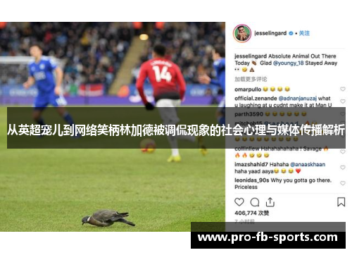 从英超宠儿到网络笑柄林加德被调侃现象的社会心理与媒体传播解析