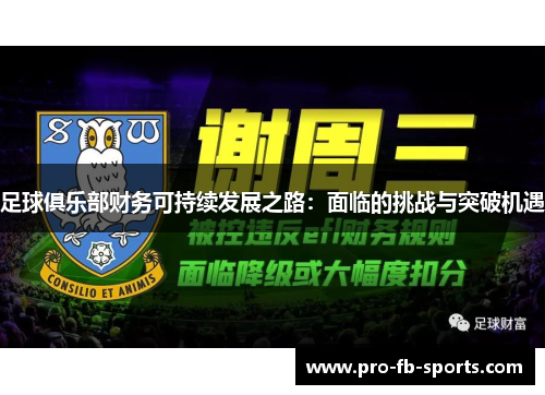 足球俱乐部财务可持续发展之路：面临的挑战与突破机遇